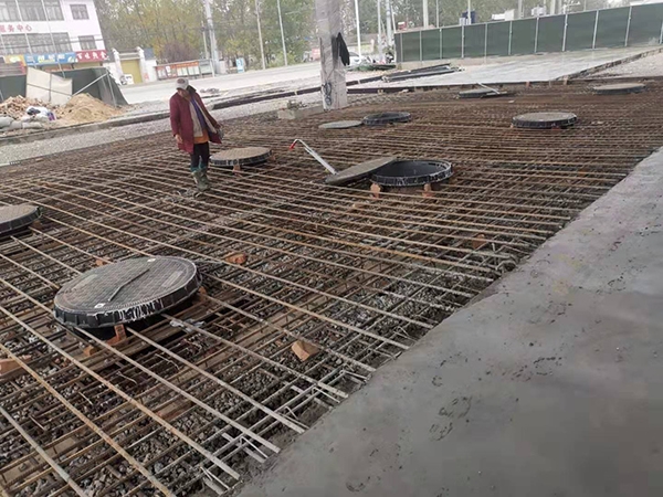 車道罐路面施工